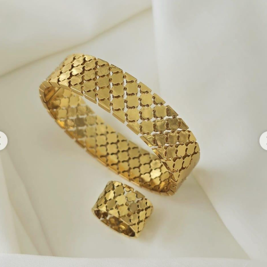 Classic Luxe Chain Bracelet & Ring Set