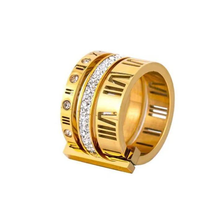 Roman Luxe Gold Ring