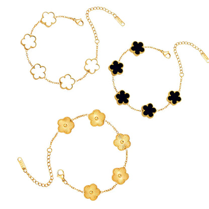 Clover Bracelet Trio