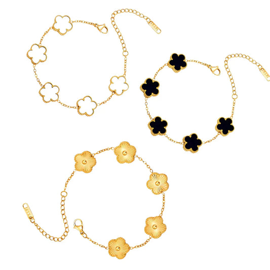 Clover Bracelet Trio