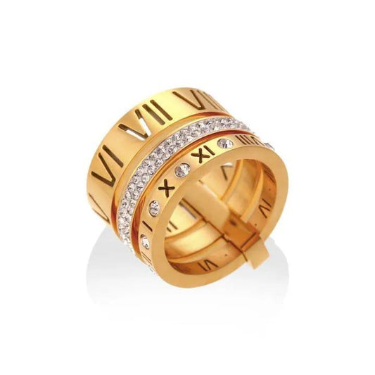 Roman Luxe Gold Ring