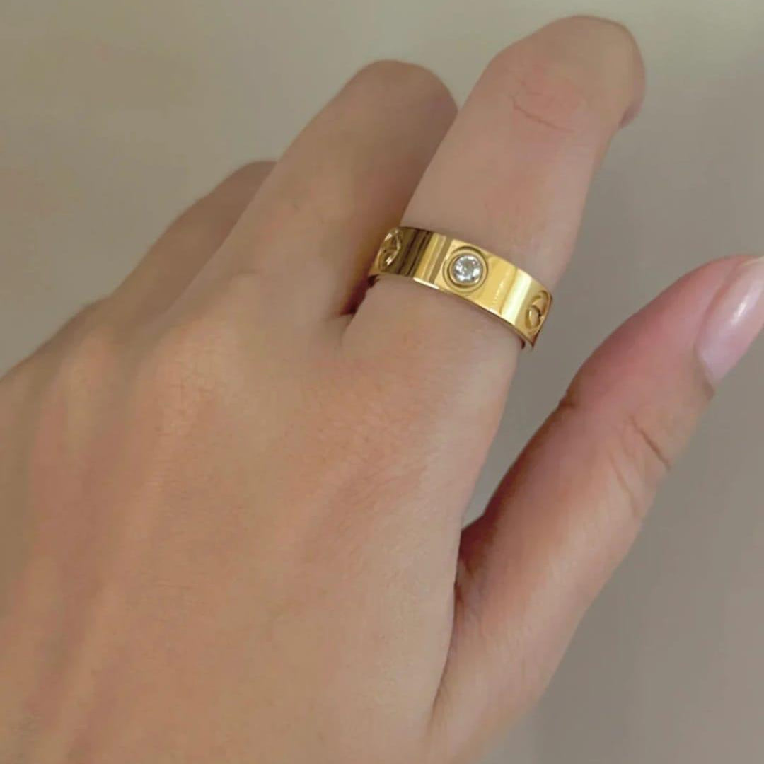 Classic Cartier-Inspired Love Ring